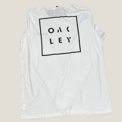 Oakley White Long Sleeve Logo T-Shirt  Back Logo