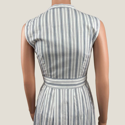 Portman Striped Summer Dress Back