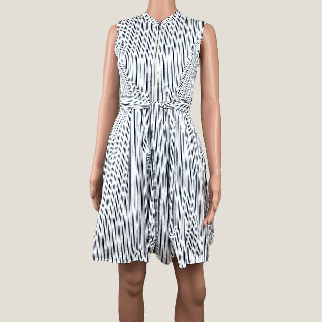 Portman Striped Summer Dress Front