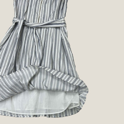 Portman Striped Summer Dress Hem Detail
