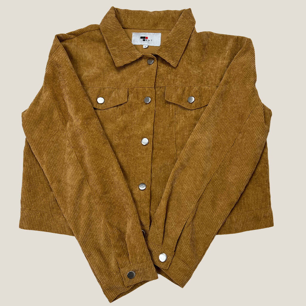 RT Tan Cord Bomber Front
