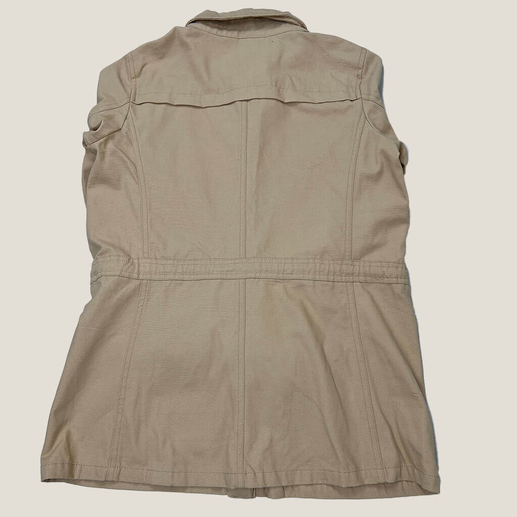    Rockmans caramel jacket back