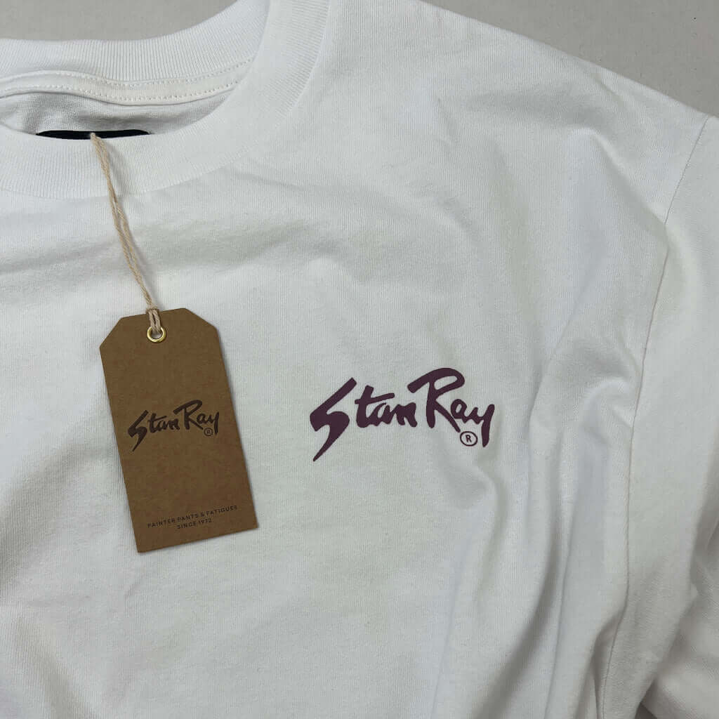 Stan Ray White T-Shirt XL Front Detail