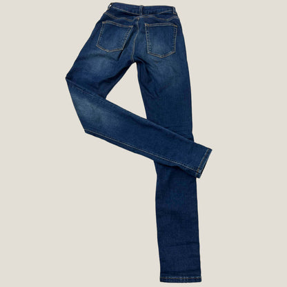 Saba Blue Denim Mid Rise Skinny Fit 24 Back