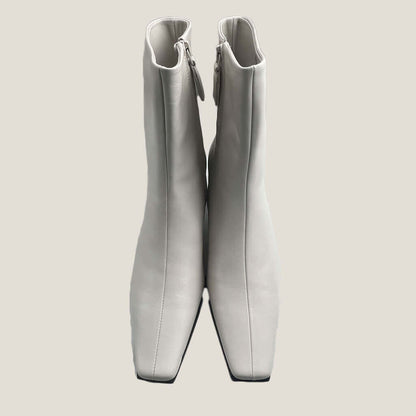 Senso Orly Heel White Boot Pair