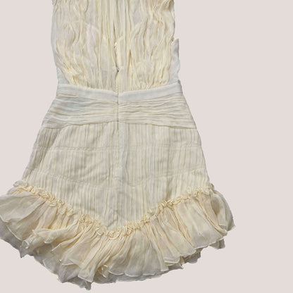 Shona Joy Victoria Sleeveless Ruched Mini Dress Waist Detail