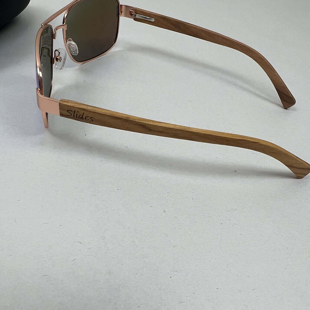 Slides Eco-Friendly Polarised Sunglasses Back View