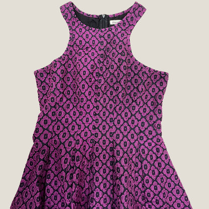Striking Purple Dress Bust