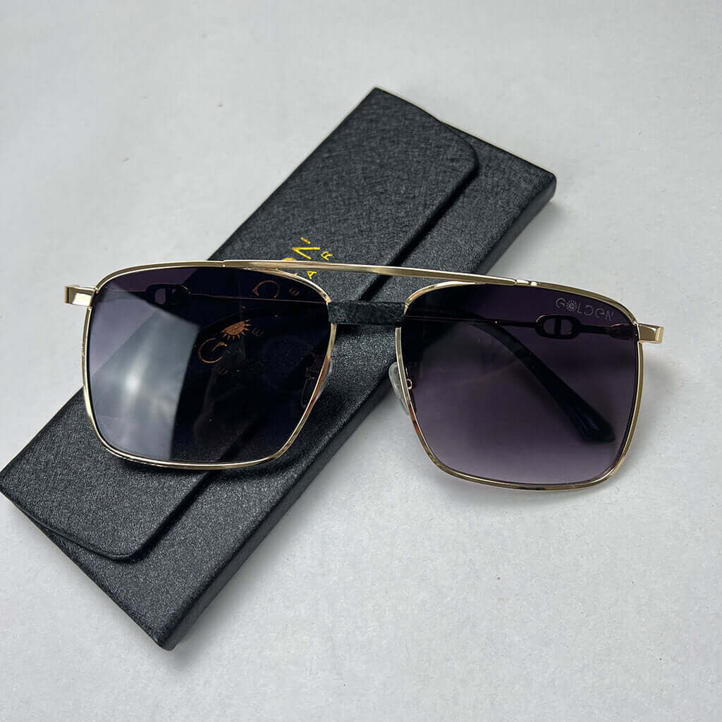 Aviator Style Sunglasses With Glasses