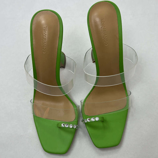 Tony Bianco Lime Green Saffron 9 Pair Front