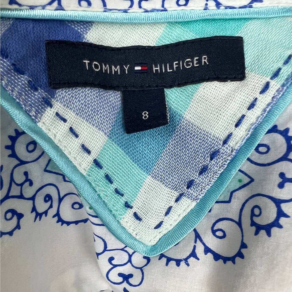 Tommy Hilfiger Women's Long Sleeve Shirt Tag Detail