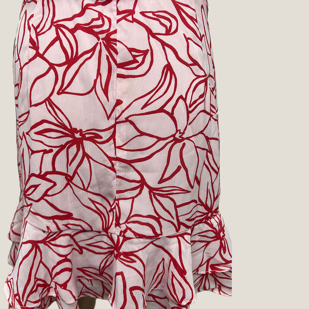 Tussah Izzy Ruffle Mini Dress Skirt Detail