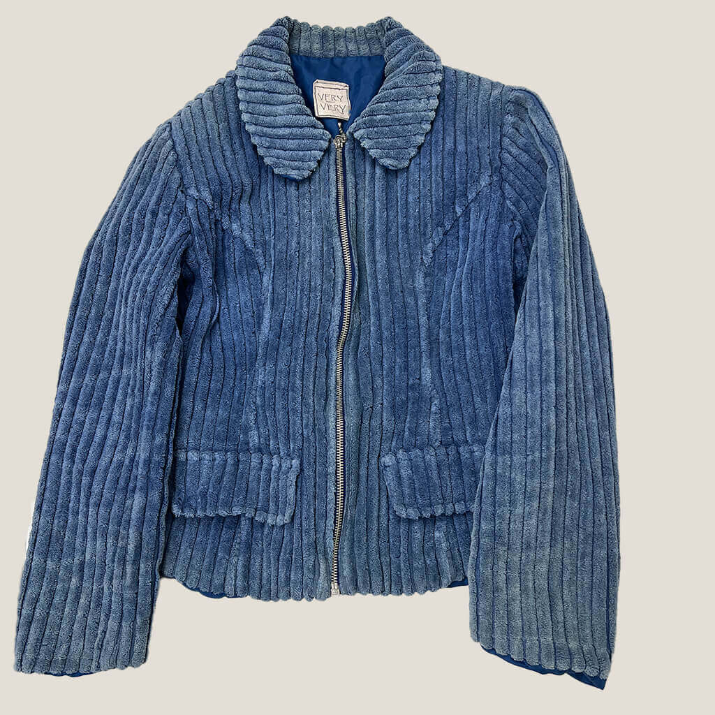 Very Very Blue Corduroy Jacket Front