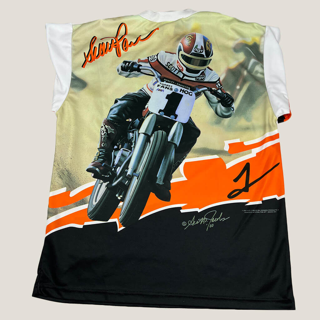 Vintage Harley Davidson Mens T-Shirt Back Image