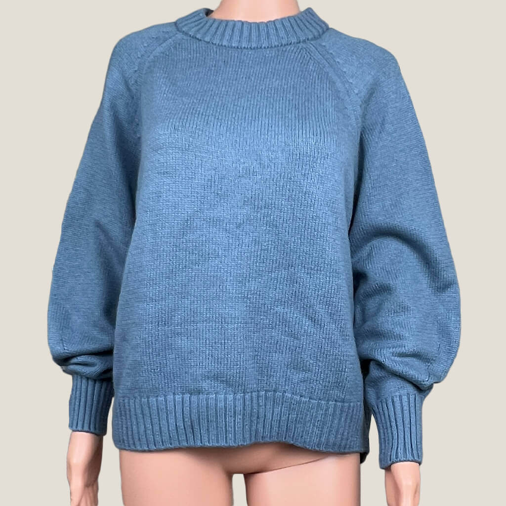 Witchery Blue Knit Jumper Front