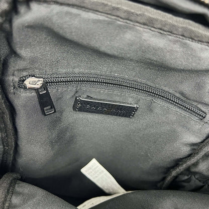 Zara Man Black Backpack Inside Detail