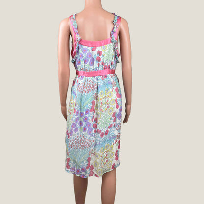 Zimmermann Floral Silk Slip Dress Back