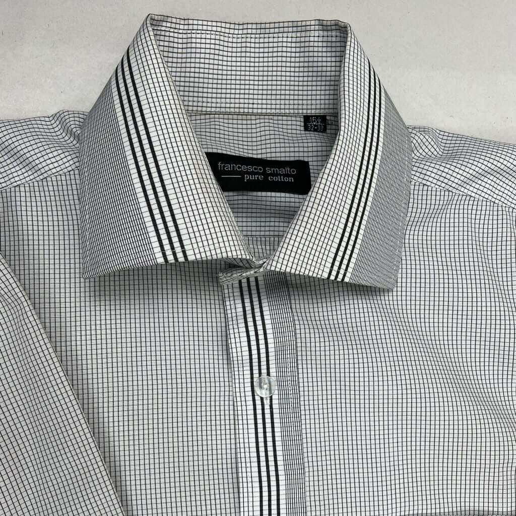 Francesco Smalto shirt collar detail