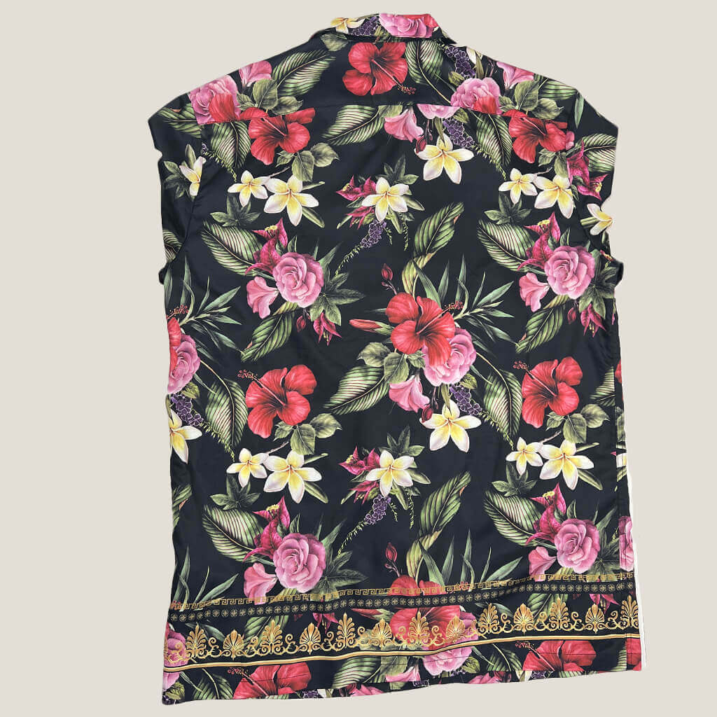 Good For Nothing Men's Floral Shirt Back